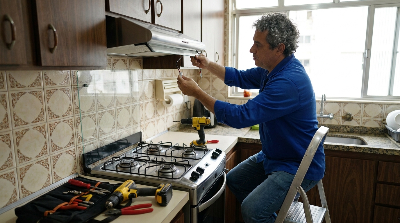 Instalação de Coifa em Viamão‑RS