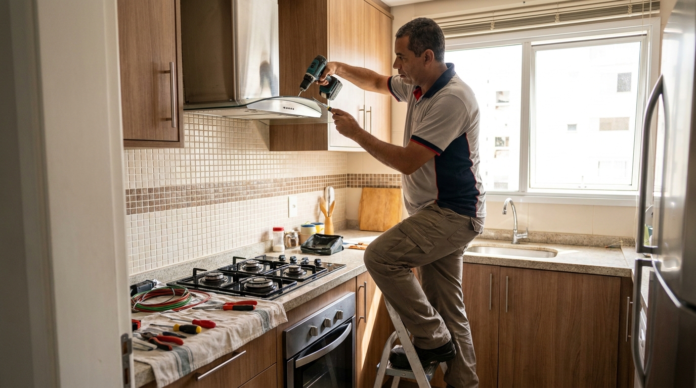 Instalação de Exaustor em Viamão‑RS